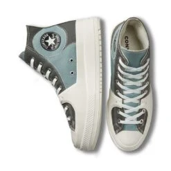 Converse - Unisex Chuck Taylor All Star Construct Colourblock High Top Shoes (A03472C) -Shoe Sales Store Converse Unisex Chuck Taylor All Star Construct Colorblock High Top Shoes A03472C 04