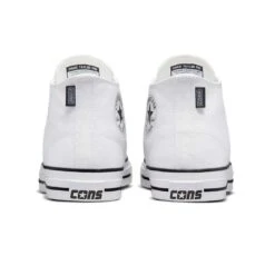 Converse - Unisex Chuck Taylor All Star Pro Seasonal Mid White Shoes (A04151C) -Shoe Sales Store Converse Unisex Chuck Taylor All Star Pro Seasonal Mid White Shoes A04151C 03