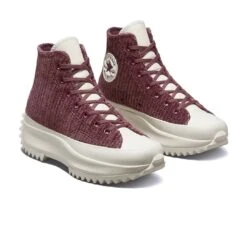 Converse - Unisex Run Star Hike Platform Striped Knit High Top Shoes (A03252C) -Shoe Sales Store Converse Unisex Run Star Hike Platform Striped Knit High Top Shoes A03252C 3