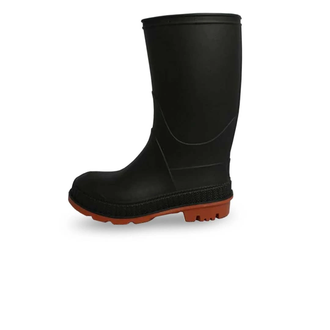 Genfoot - Kids' (Preschool) Chore Rain Boots (CHOREBOOT BLKRED-PS) 2 Genfoot - Kids' (Preschool) Chore Rain Boots (CHOREBOOT BLKRED-PS) - Image 2