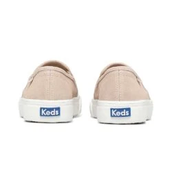 Keds - Women's Double Decker Perforated Suede Slip On Shoes (WH66046) -Shoe Sales Store Keds Women s Double Decker Suede Slip On Shoes WH66046 03