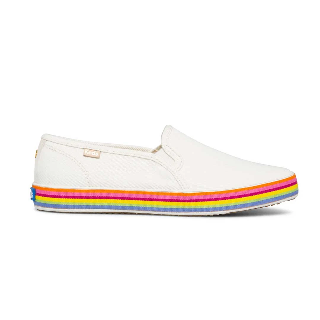 Keds - Women's Keds X Kate Spade New York Double Decker Twill Shoes (WF66111) 1 Keds - Women's Keds X Kate Spade New York Double Decker Twill Shoes (WF66111)