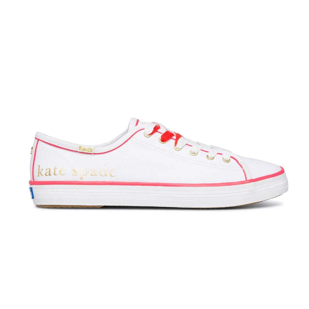 Keds - Women's Keds X Kate Spade New York Kickstart Foil Logo Shoes (WF66096) 1 Keds - Women's Keds X Kate Spade New York Kickstart Foil Logo Shoes (WF66096)
