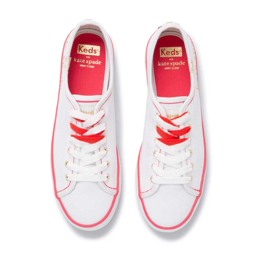 Keds - Women's Keds X Kate Spade New York Kickstart Foil Logo Shoes (WF66096) 4 Keds - Women's Keds X Kate Spade New York Kickstart Foil Logo Shoes (WF66096) - Image 4