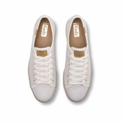 Keds - Women's Triple Kick Metallic Shoes (WF66387) -Shoe Sales Store Keds Women s Triple Kick Metallic Woven Shoes WF66387 04
