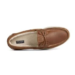 Sperry - Men's Authentic Original 2-Eye Cozy Tan Shoes (STS24468) -Shoe Sales Store Sperry Men s Authentic Original 2 Eye Cozy Tan Shoes STS24468 4