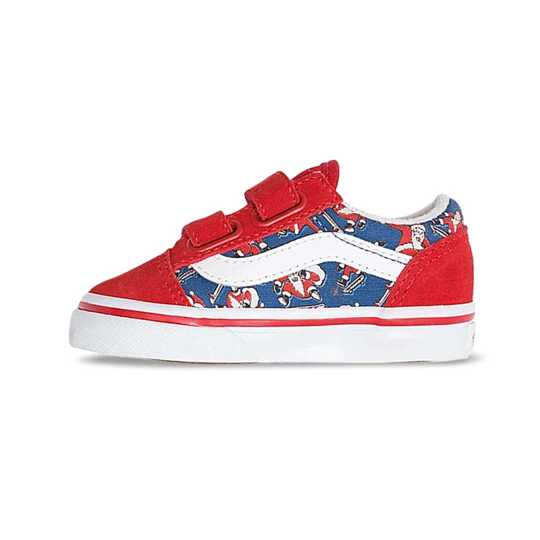 Vans - Kids' (Infant) Santa Shreds Old Skool V Shoes (0D3Y8BI) 2 Vans - Kids' (Infant) Santa Shreds Old Skool V Shoes (0D3Y8BI) - Image 2