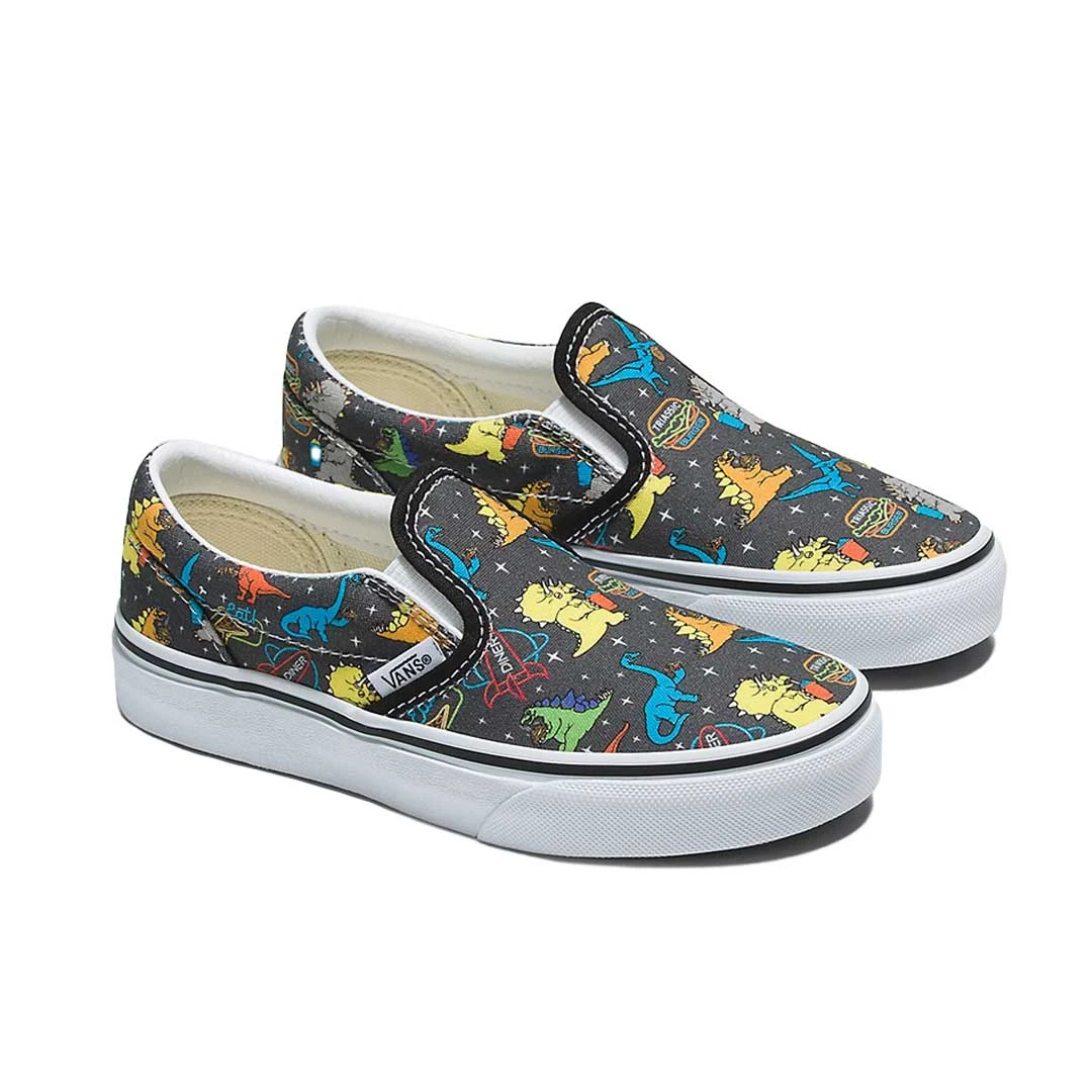 Vans - Kids' (Preschool) Dino Classic Slip-On Shoes (5KXMRP9) 2 Vans - Kids' (Preschool) Dino Classic Slip-On Shoes (5KXMRP9) - Image 2