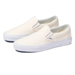 Vans - Unisex Classic Slip-On Shoes (0EYEWHT) -Shoe Sales Store Vans Unisex Classic Slip On Shoes 0EYEWHT