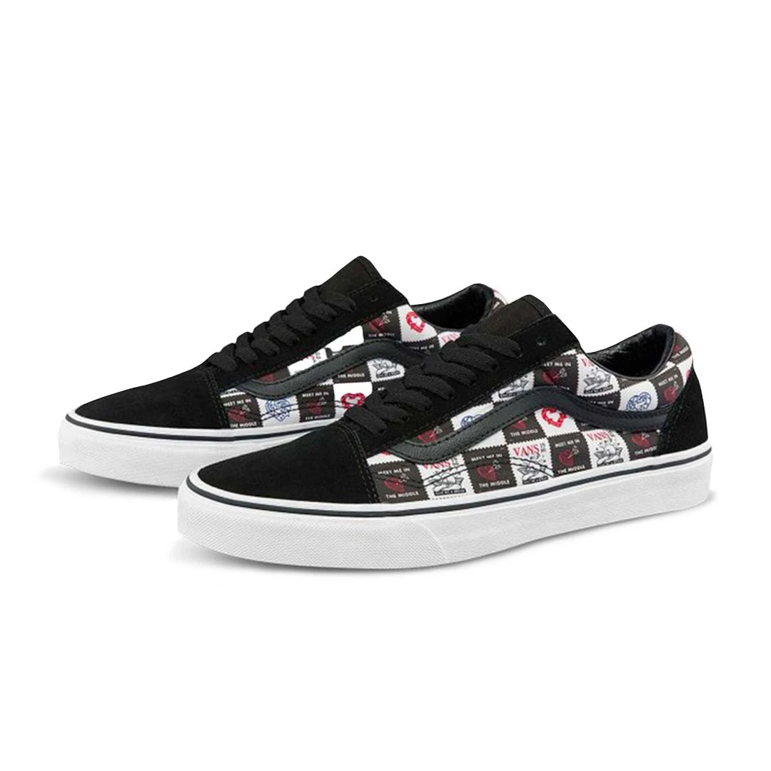 Vans - Unisex Old Skool Candy Hearts Shoes (5JMIB0A) 3 Vans - Unisex Old Skool Candy Hearts Shoes (5JMIB0A) - Image 3