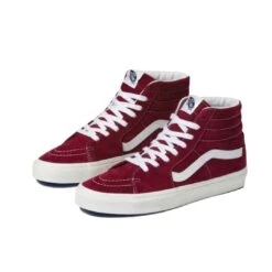 Vans - Unisex Pig Suede Sk8 Hi Shoes (32QG9G8) -Shoe Sales Store Vans Unisex Pig Suede Sk8 Hi 32QG9G8 03