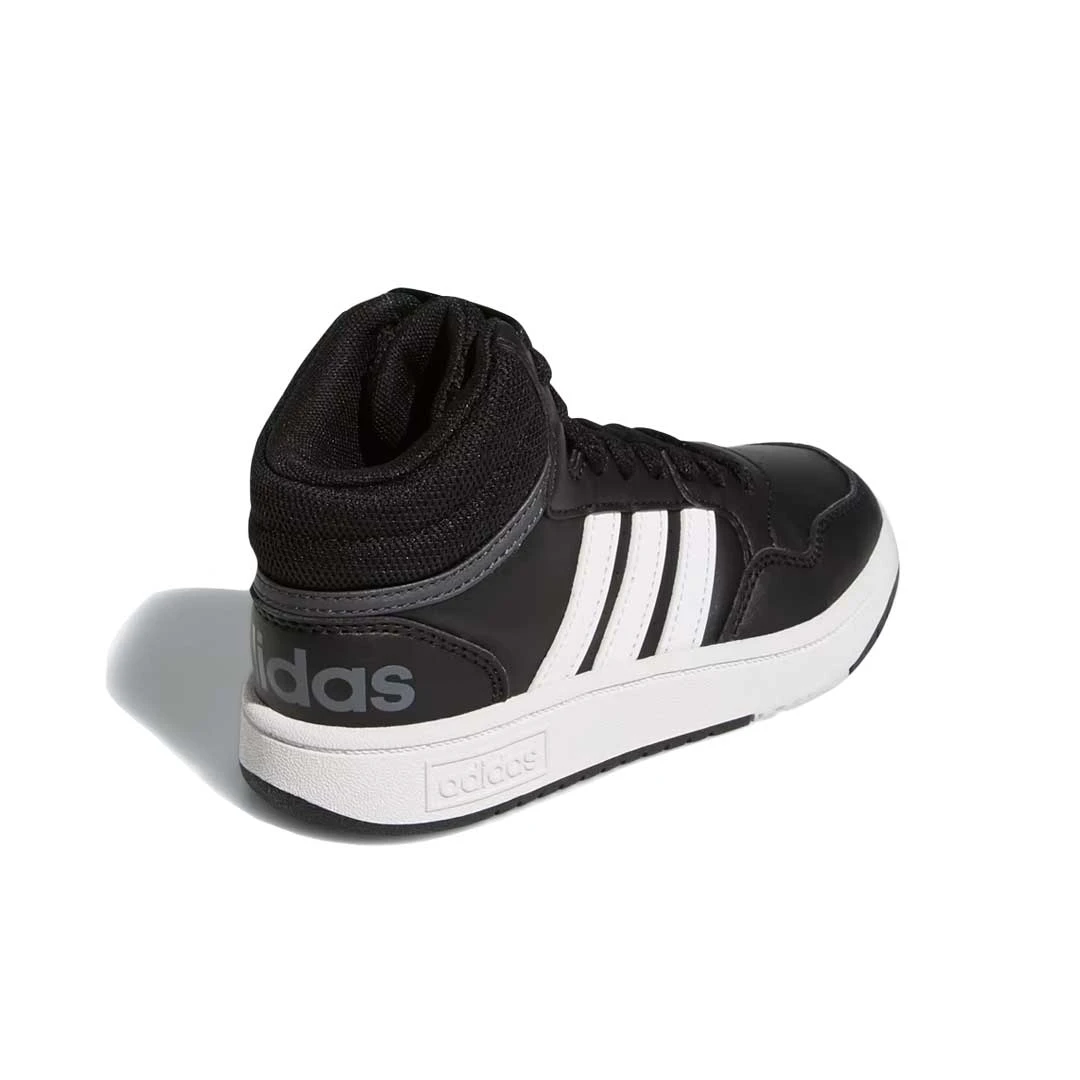 Adidas - Kids' (Junior) Hoops 3.0 Mid Shoes (GW0402) 3 Adidas - Kids' (Junior) Hoops 3.0 Mid Shoes (GW0402) - Image 3