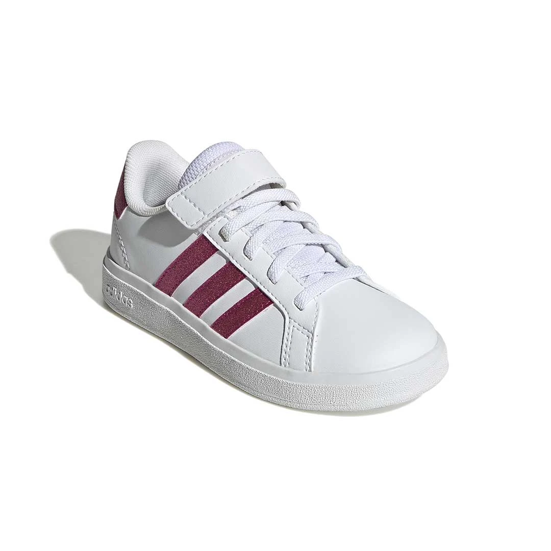 Adidas - Kids' (Preschool) Grand Court Elastic Lace Shoes (GX7159) 4 Adidas - Kids' (Preschool) Grand Court Elastic Lace Shoes (GX7159) - Image 4